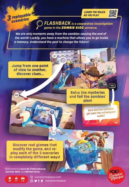 Dragon's Lair Flashback Zombie Kidz detektivspel 1-4