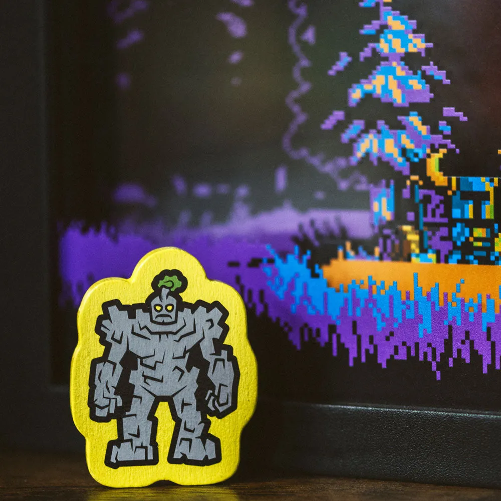 Orange Nebula Thonks Set 01 samlarfigurer 5-pack trä