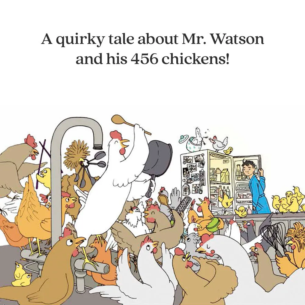 Games Room Mr. Watson's Chickens bilderbok 3-5 år högläsning