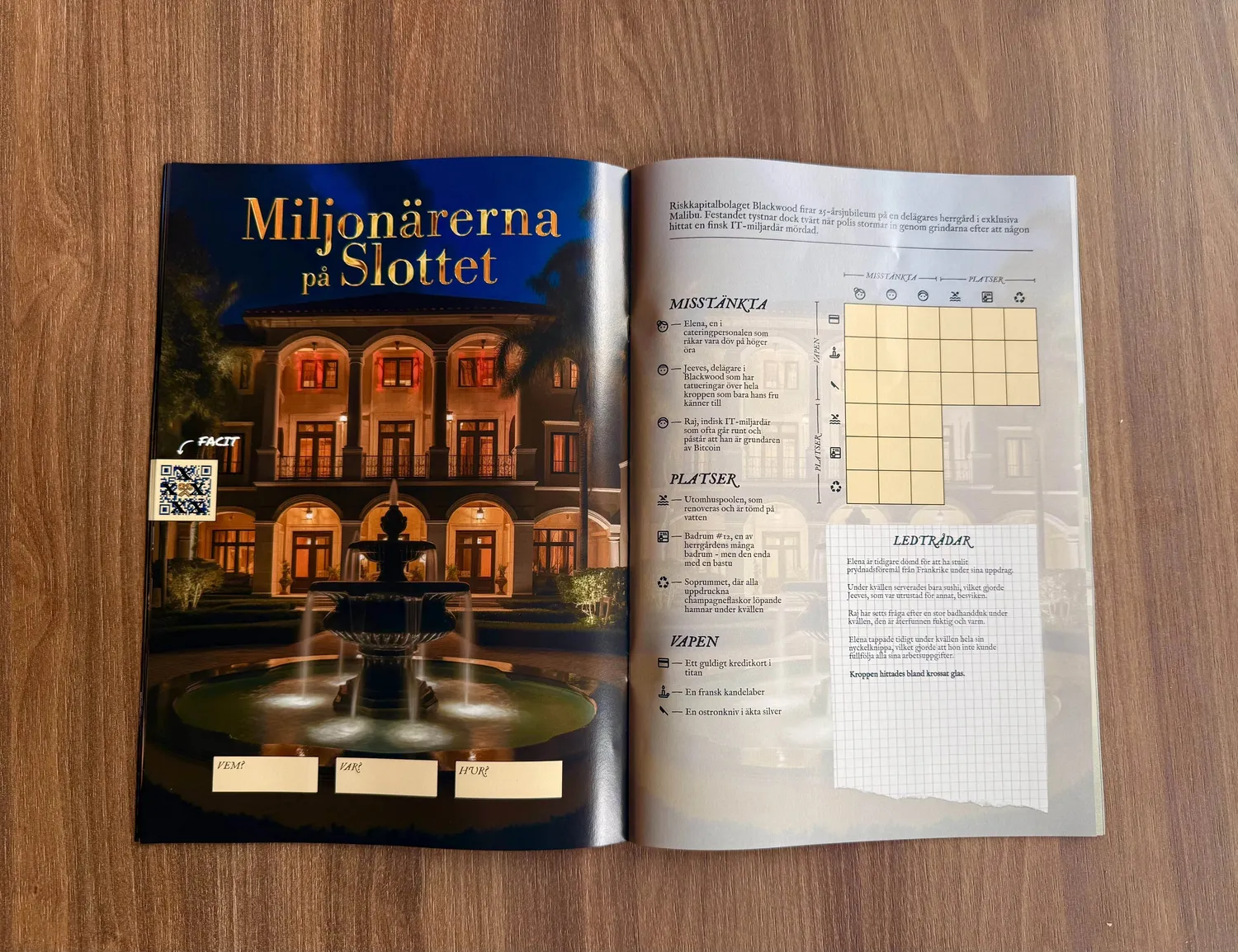 Hidden Reality Korsmord mordgåtor tidning 20 gåtor svenska