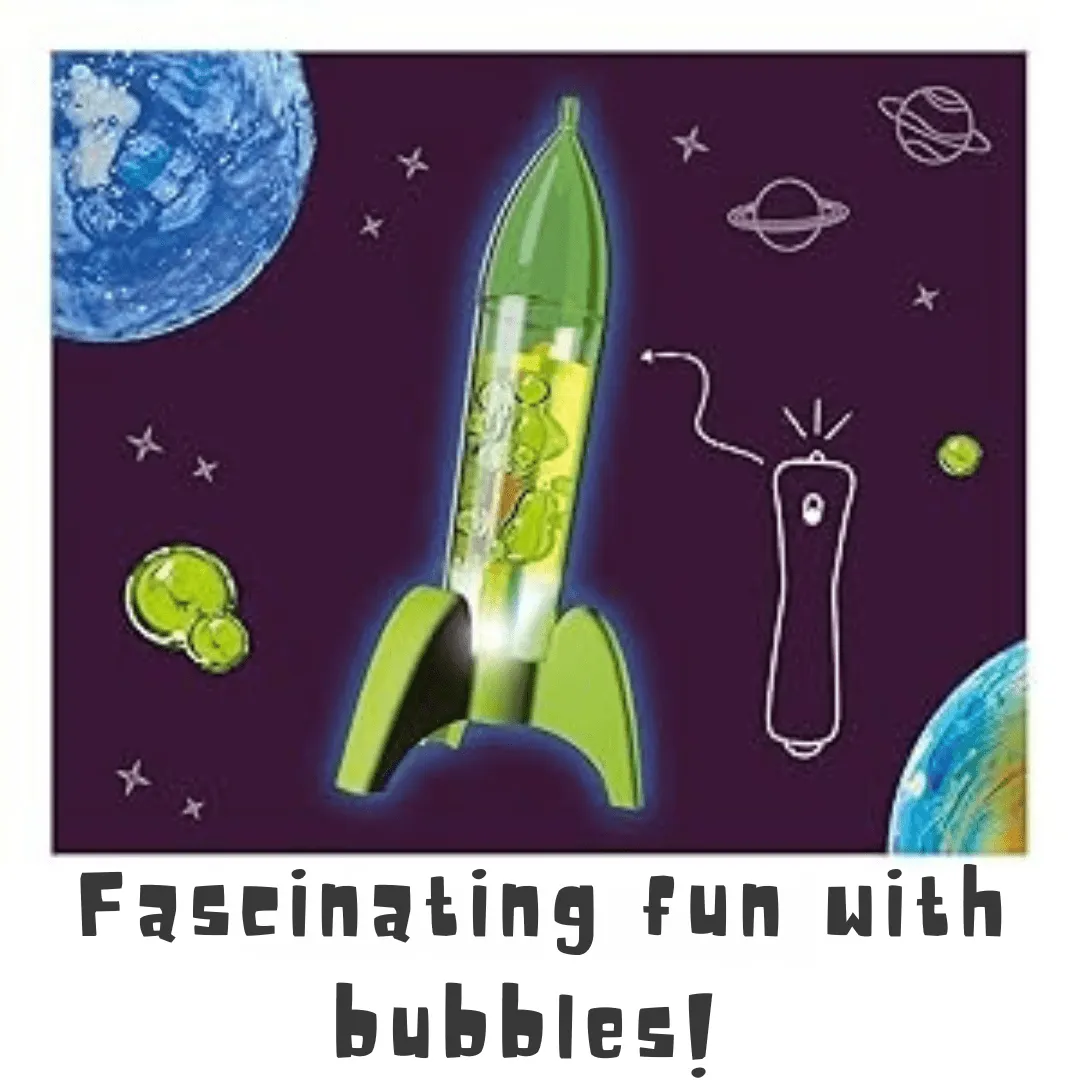 Kosmos Space Bubbles experimentlåda raket 8 år