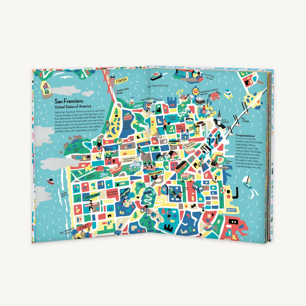 Games Room City Mazes Around the World pysselbok labyrinter