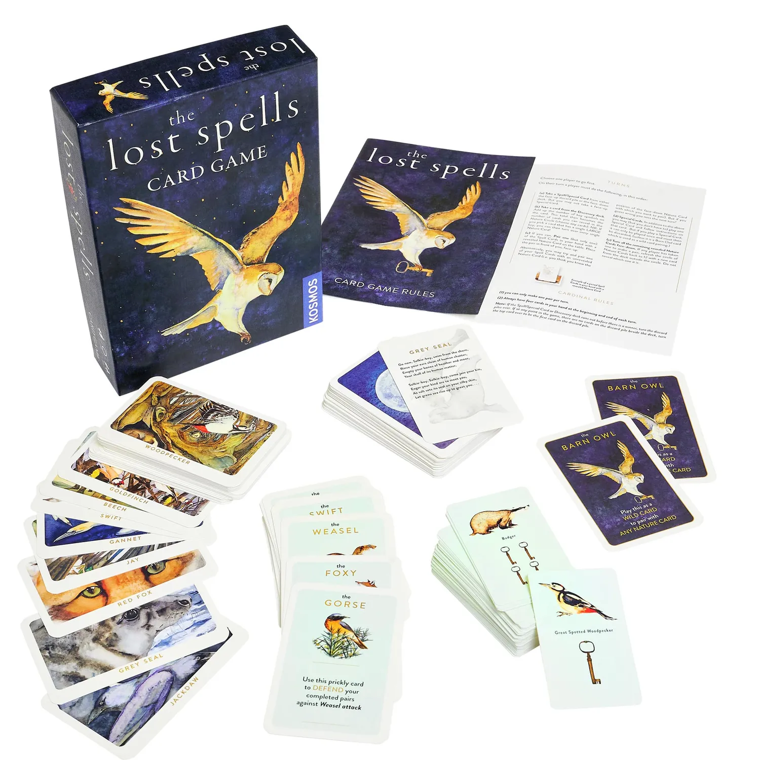 Kosmos The Lost Spells kortspel natur 8+