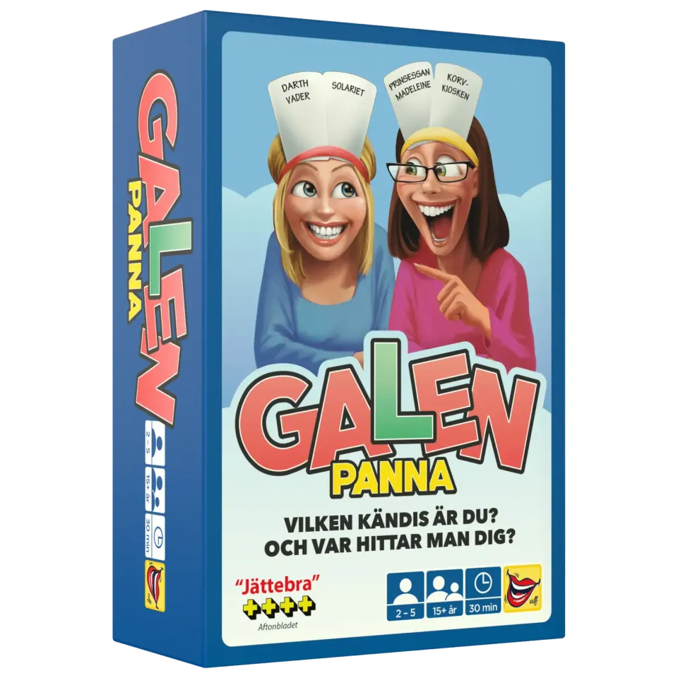 Dragon's Lair Galenpanna Pocket partyspel 208 kort svenska