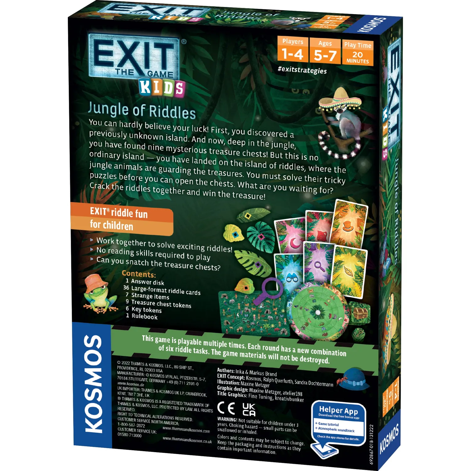 Kosmos EXIT Kids Jungle of Riddles barnspel 6 år
