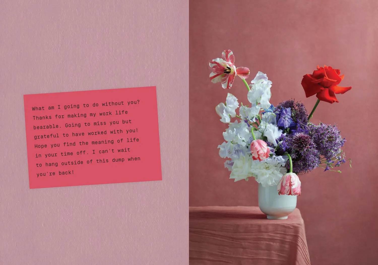 Chronicle Books Say It with Flowers bok blombudskap present