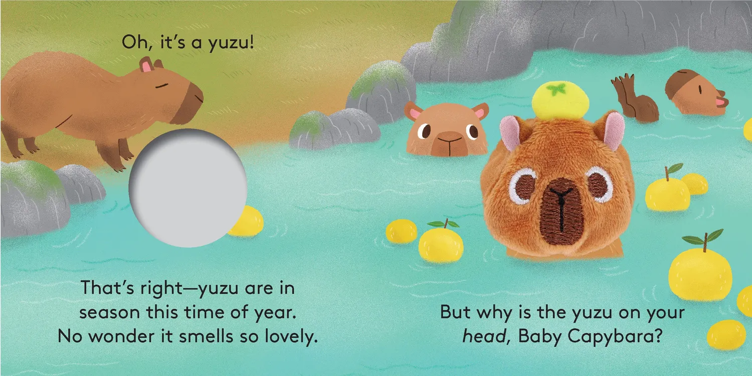 Games Room Baby Capybara pekbok fingerdocka bebis