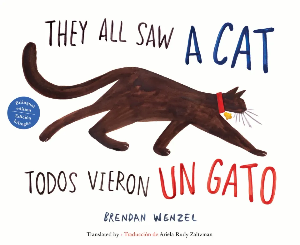 Games Room They All Saw a Cat Todos vieron un gato bilderbok