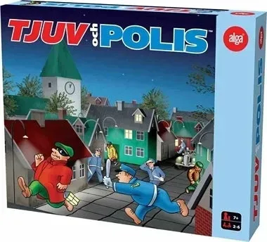 Dragon's Lair Tjuv och Polis familjespel 2-6 spelare
