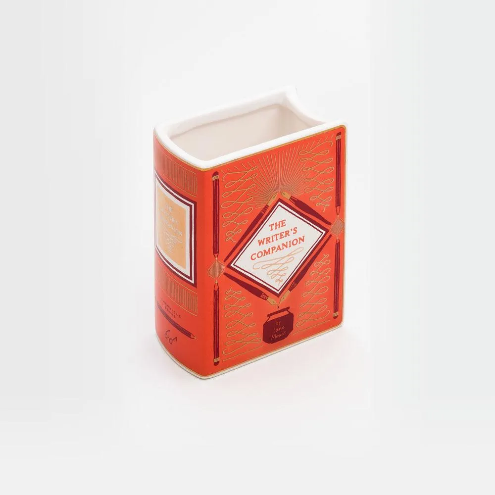 Games Room Bibliophile Writer's vas keramikpresent