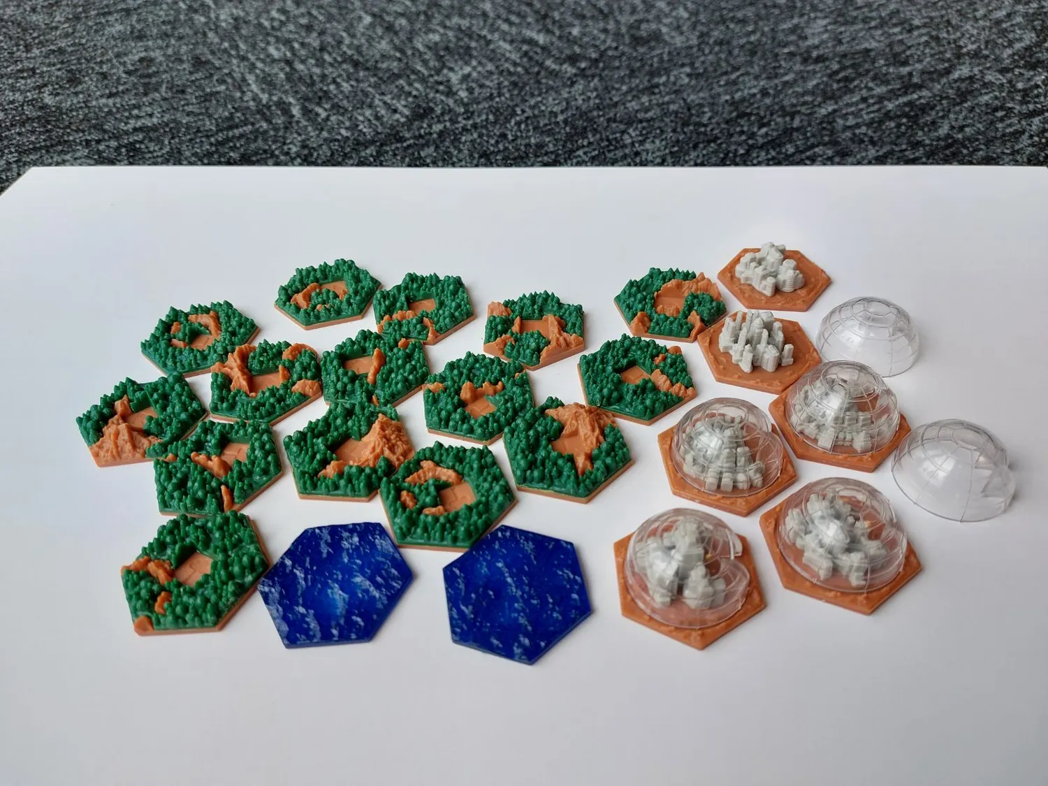 Terraforming Mars Amazonis Planitia 3D-brickor 26-pack