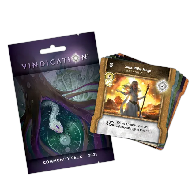Orange Nebula Vindication Community 2021 expansion 15 kort