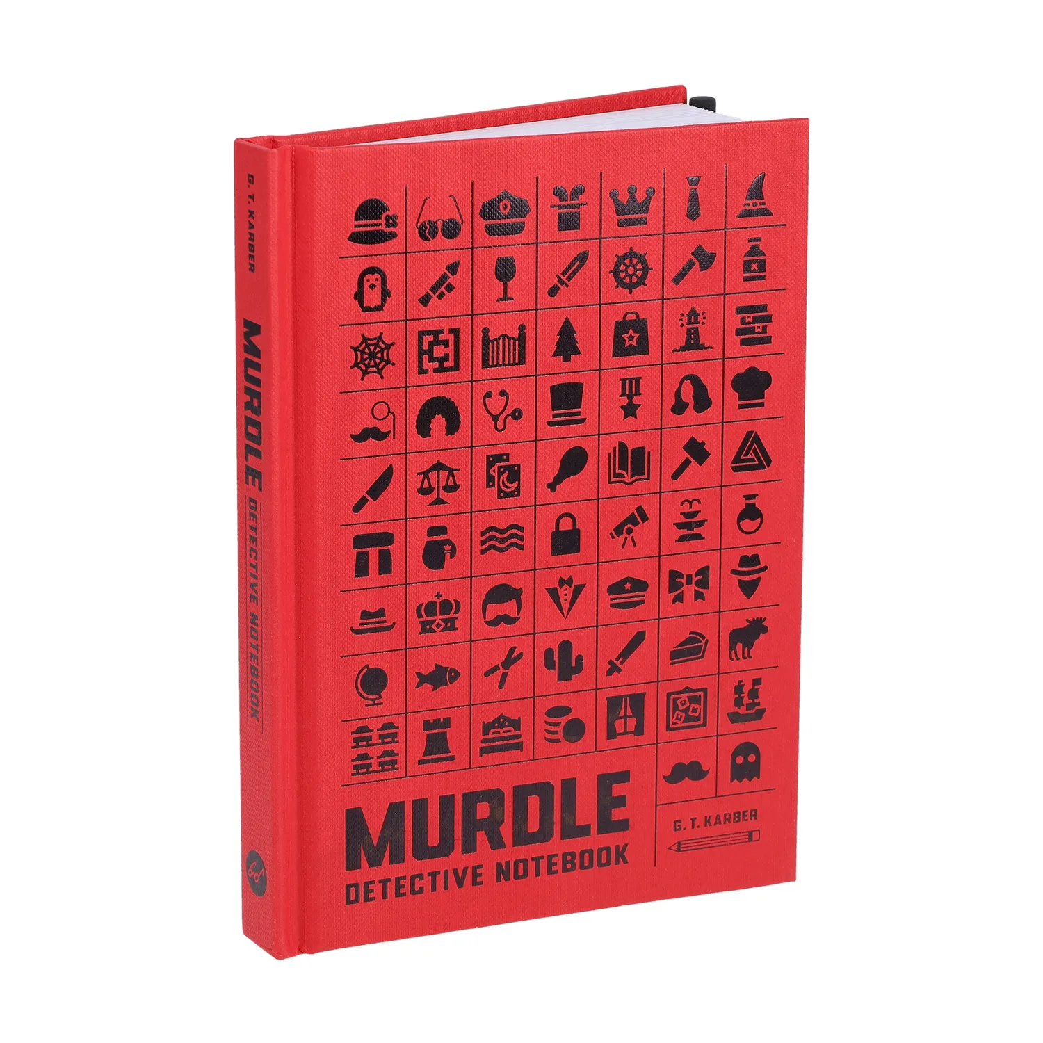 Games Room Murdle Detective Notebook anteckningsbok detektiv