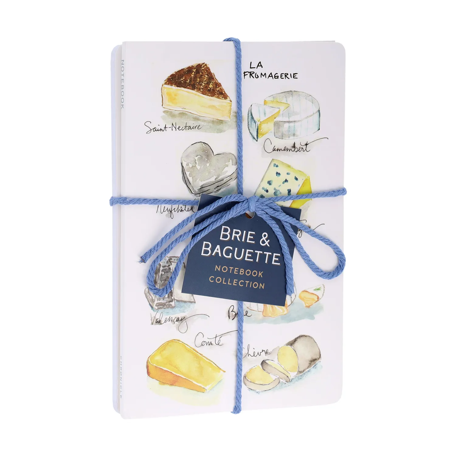 Games Room Brie & Baguette Notebook Collection 2-pack linjerad