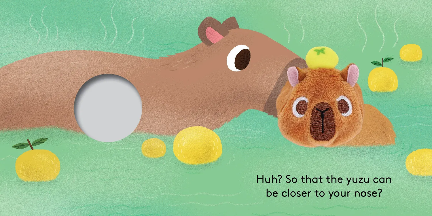 Games Room Baby Capybara pekbok fingerdocka bebis