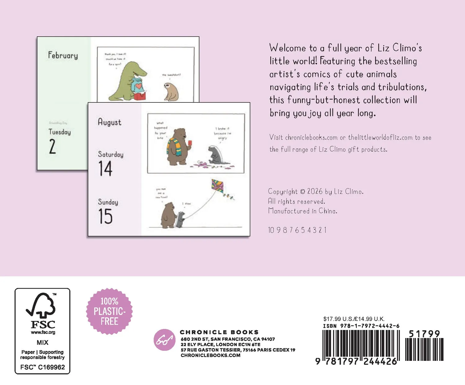 Games Room The Little World of Liz Climo 2027 dagkalender rivkalender