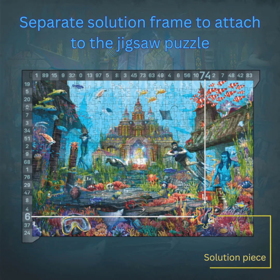 Kosmos EXIT Puzzle The Key to Atlantis pusselspel 7 gåtor