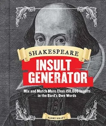 Games Room Shakespeare Insult Generator bok engelsk humor