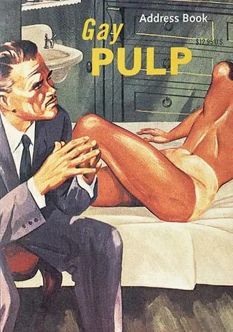 Games Room Gay Pulp adressbok mjukpärm guldkanter