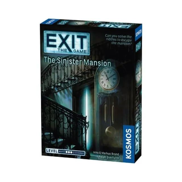 EXIT The Sinister Mansion spel escape medelnivå 3/5
