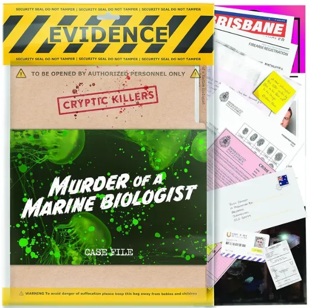 Cryptic Killers Murder of a Marine Biologist mordmysterium 32 delar