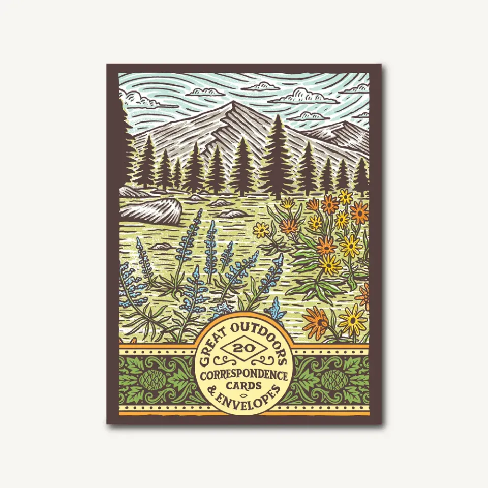 Games Room Great Outdoors brevkort 20-pack med naturmotiv
