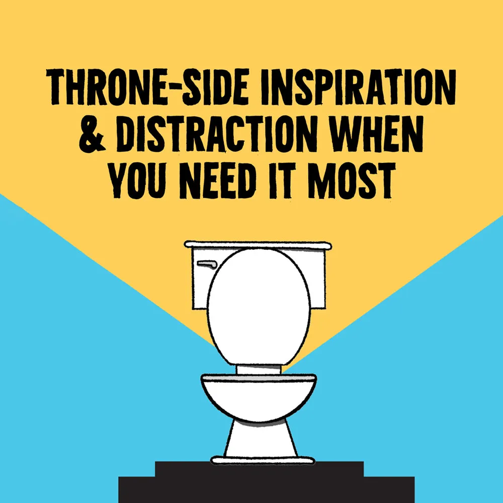 Games Room Own Your Throne humorbok toalett