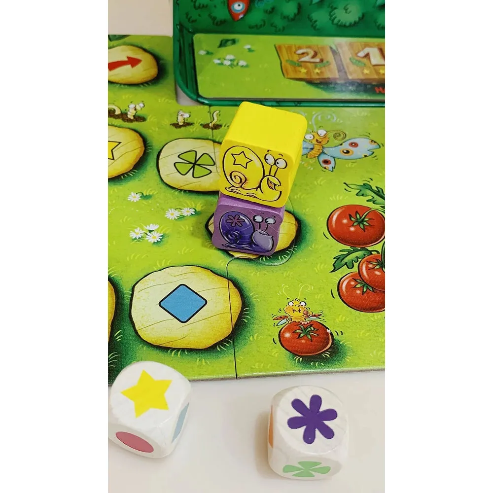 Slime Sprint barnspel svenska regler tärning
