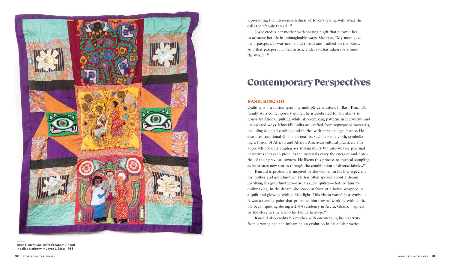 Chronicle Books Stories in the Seams bok quilt historia