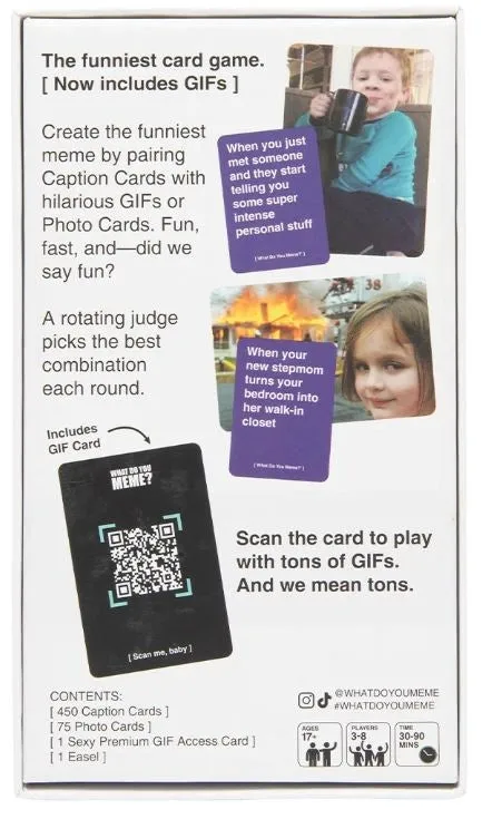 What Do You Meme GIF Edition partyspel 525 kort