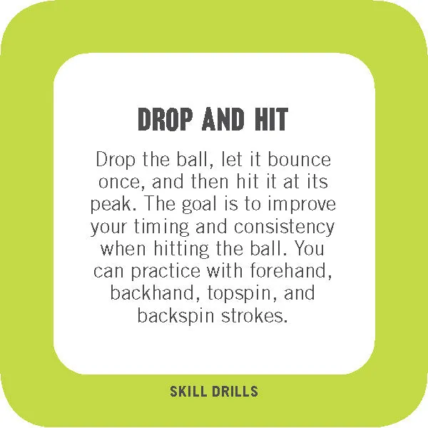 Games Room On-the-Go 50 Ways to Play Pickleball kortspel