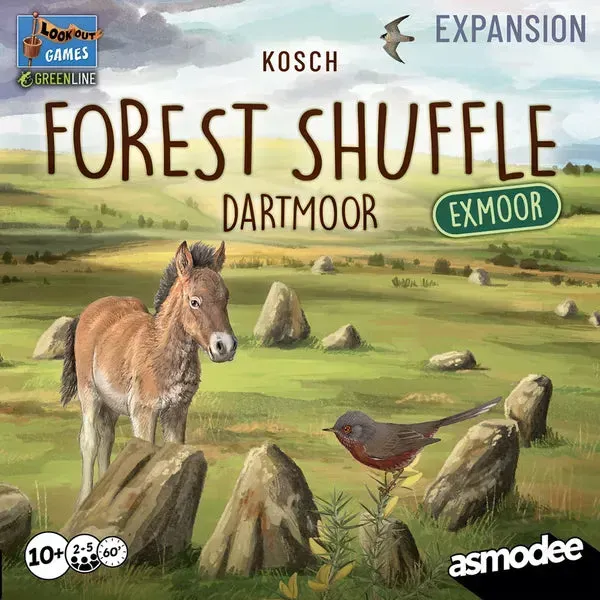 Forest Shuffle Dartmoor Exmoor expansion 55 kort 2-5 spel