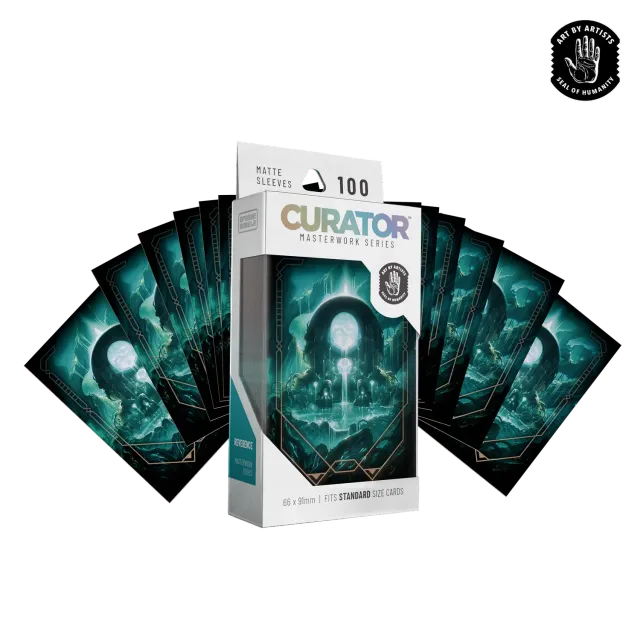 Orange Nebula Curator Reverence kortfodral 100-pack konst