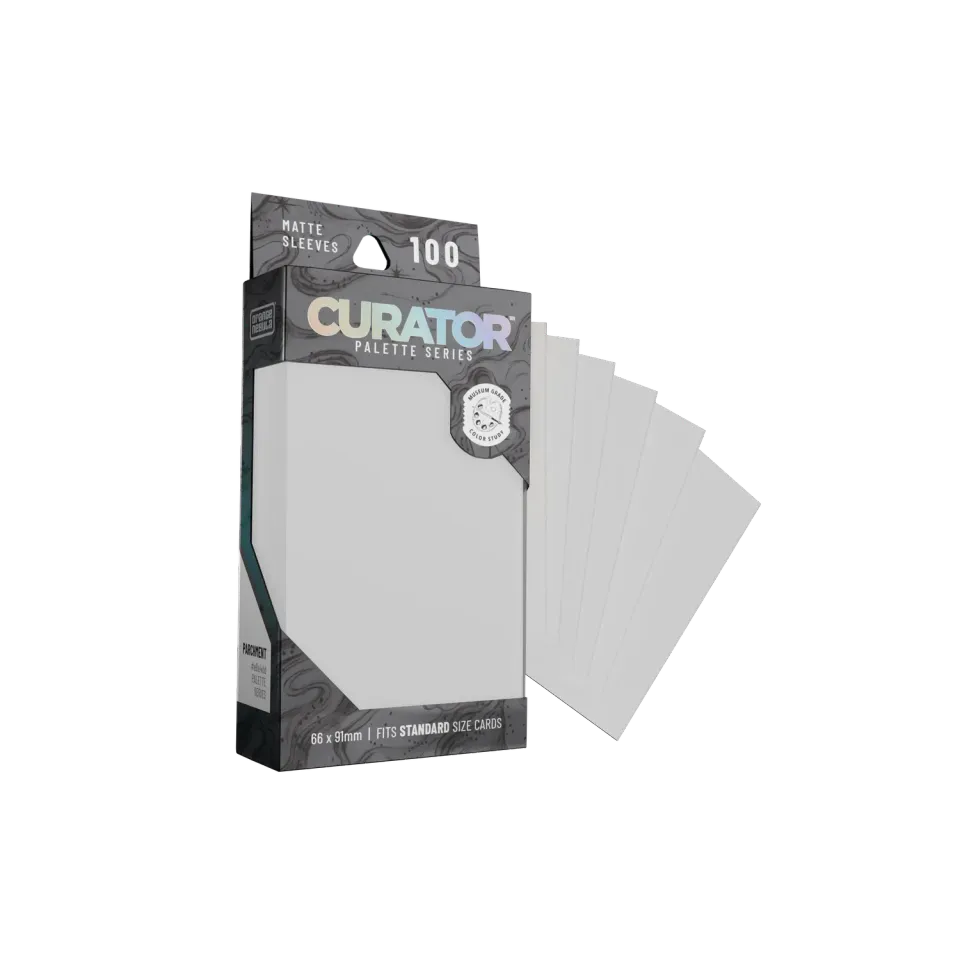 Orange Nebula Curator Palette Parchment kortfodral 100-pack beige