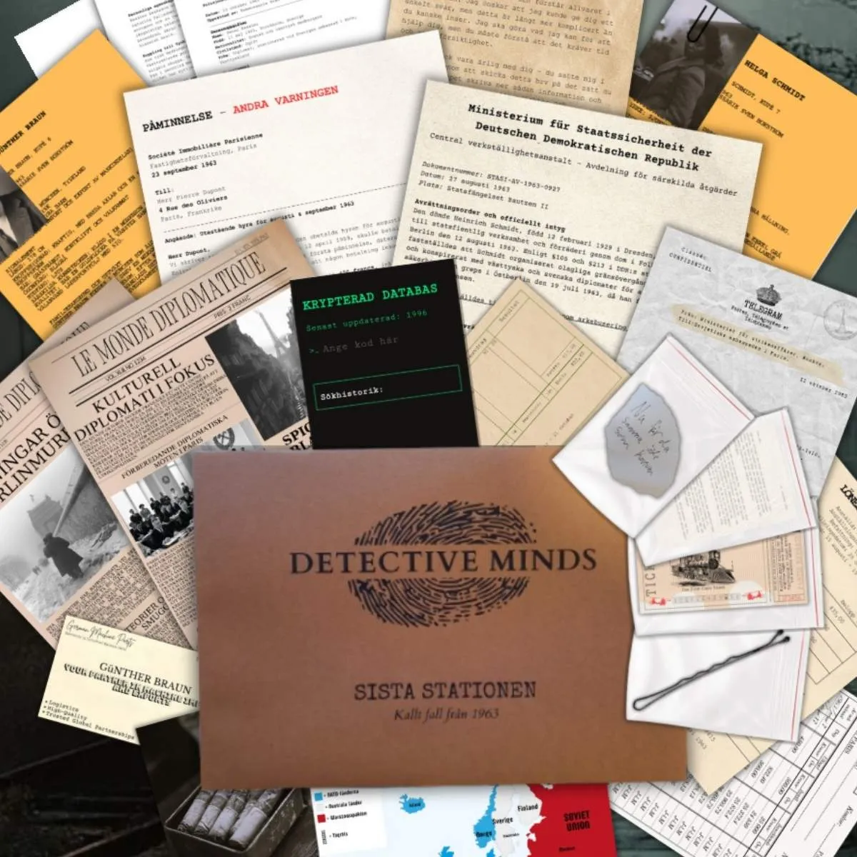 Detective Minds Sista Stationen deckarspel svårighet 4 av 5