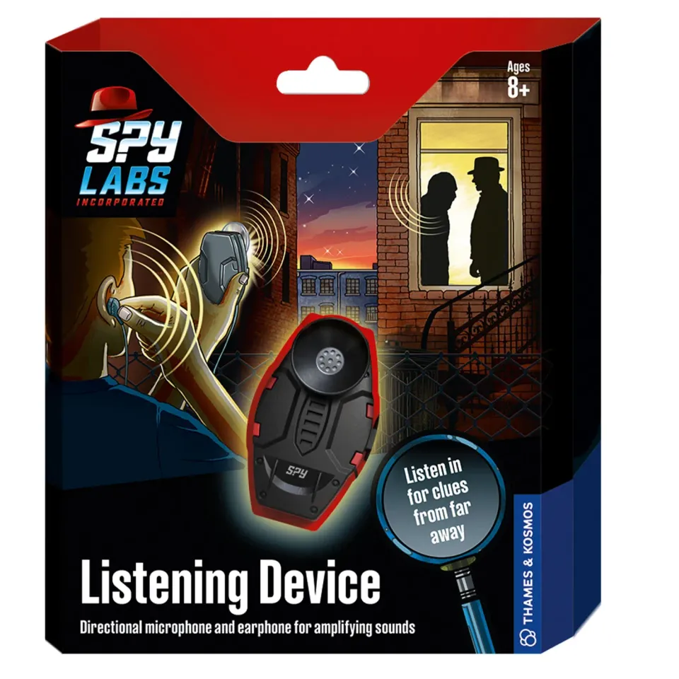 Kosmos Spy Labs Listening Device spionleksak med hörlur