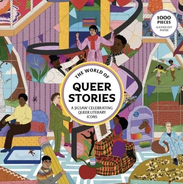 Dragon's Lair World of Queer Stories pussel 1000 bitar färg