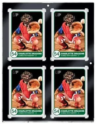 Ultra Pro One-Touch 35PT 4-Card korthållare svart UV
