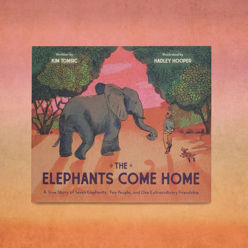 Games Room The Elephants Come Home bilderbok elefanter