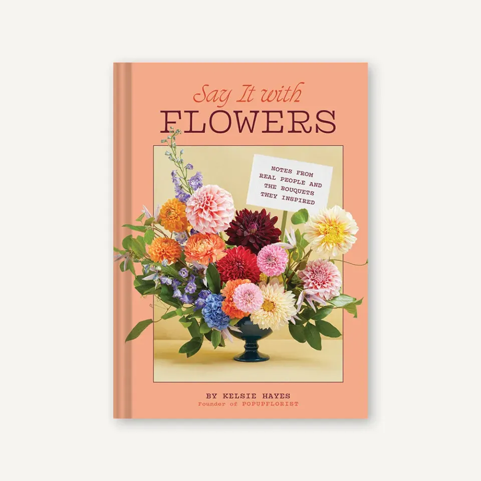 Chronicle Books Say It with Flowers bok blombudskap present