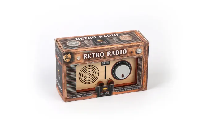 Secret Escape Box Retro Radio pusselbox nivå 2